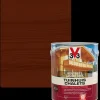 Brico V33 Houtbeits Tuinhuis High Protection Donkere Eik Zijdeglans 2,5L- Beits