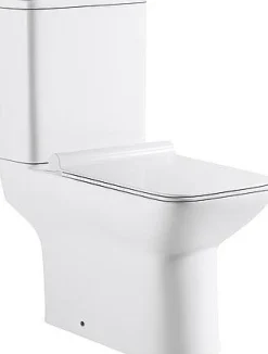 Duoblok Toiletten|Brico Van Marcke Duoblok Toilet Ike I Pk Aanluiting I Geberit Spoeltechniek I Quick Release & Soft-Close Toiletzitting Wit