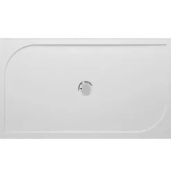 Douchebakken & Accessoires|Brico Van Marcke Go Douchebak Argon Rechthoek Polybeton Wit 140X80X3Cm