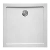 Douchebakken & Accessoires|Brico Van Marcke Go Douchebak Helion Vierkant Composiet Wit 90X90X3,5Cm
