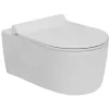 Wandclosetten|Brico Van Marcke Hangtoilet Fleet Wit | Soft-Close & Quick Release Toiletzitting