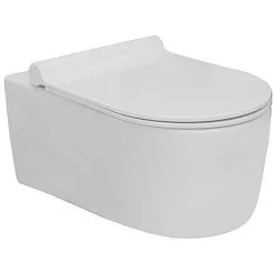 Wandclosetten|Brico Van Marcke Hangtoilet Fleet Wit | Soft-Close & Quick Release Toiletzitting