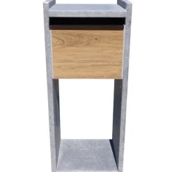 Brico Vasp Brievenbus Everest Woodlook Belgische Blauwe Hardsteen- Brievenbussen