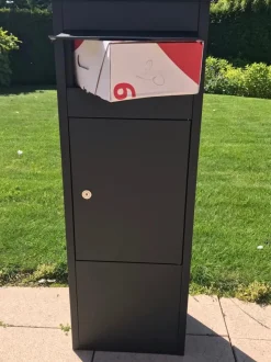 Brico Vasp Parcelbox Munchen Zwart- Brievenbussen