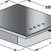 Kookplaten|Brico Verbeken Gaskookplaat Glas Zwart 60Cm