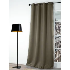 Brico Verduisterend Gordijn Taupe 140X180Cm- Gordijnen