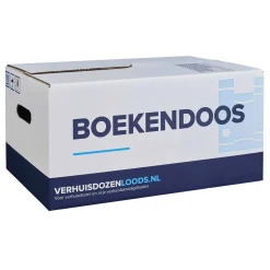 Verhuizen|Brico Verhuisservice+ Boekendozen - Zelfsluitend – Extra Sterk - 37L - 5 Stuks