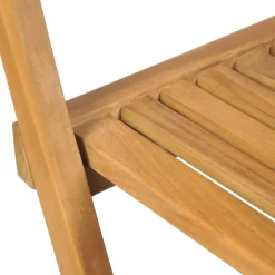 Brico Vidaxl Tuinbarkrukken Inklapbaar 2 St Massief Teakhout- Tuinstoelen