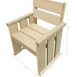 Brico Vidaxl Tuinstoel Geimpregneerd Grenenhout- Tuinstoelen