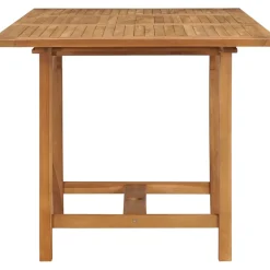 Brico Vidaxl Tuintafel Verlengbaar (110-160)X80X75 Cm Massief Teakhout- Tuintafels