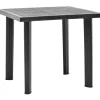 Brico Vidaxl Tuintafel 80X75X72 Cm Kunststof Antraciet- Tuintafels