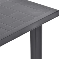 Brico Vidaxl Tuintafel 80X75X72 Cm Kunststof Antraciet- Tuintafels