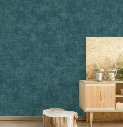 Brico Vinylbehang Alba Donker Blauw A53712- Vinylbehang