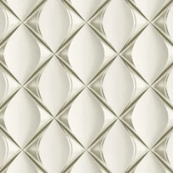 Brico Vinylbehang Op Vlies Ttianon Creme 386913- Vinylbehang