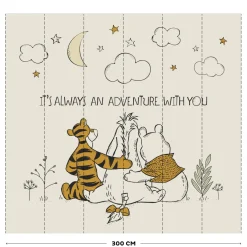 Brico Vliesbehang Winnie The Pooh Friends Forever Mural- Behang Kinderkamer