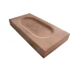 Bouwstenen|Brico Vuurvaste Steen Bruin 22X11X3Cm 928St + Pallet 5696730