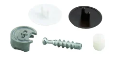 Brico Vynex Excentrische Aansluiting Diam. 25Mm- Deurscharnieren