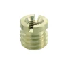 Brico Vynex Kommoer Messing Staal Diam. 12Mm - M6 4 Stuks- Moeren