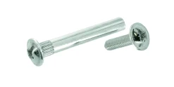 Brico Vynex Verbindingsschroef Staal Vernikkeld 8X29/48Mm 4 Stuks- Schroeven