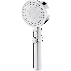 Douchekop|Brico Waterbesparende Douchekop Set - Chroom - 5 Straalstanden