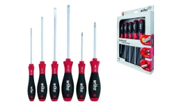 Schroevendraaiers|Brico Wiha Schroevendraaierset Softfinish 07153 – 6 Stuks
