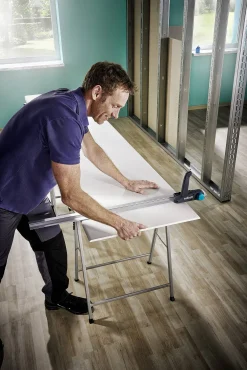Messen|Brico Wolfcraft Gipsplaatsnijder Met Rail 90Cm