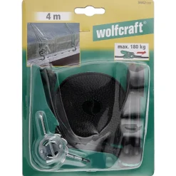 Brico Wolfcraft Spanband Met Haak 4M- Spanbanden