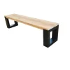 Brico Wood4You - Bankje - New Orleans - Steigerhout 130Lx40Hx38D Cm- Tuinbanken