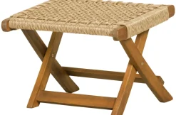 Brico Woood Tuinvoetenbank Ruit Lois - Hout - Naturel - 34X45X44- Tuinbanken