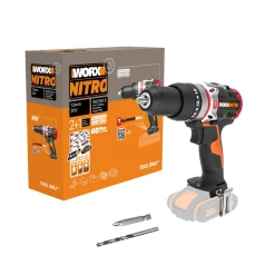 Boormachines|Brico Worx Accuboormachine Met Klopfunctie Wx354.9 20V (Zonder Accu)
