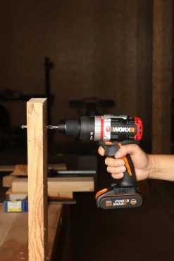 Boormachines|Brico Worx Accuboormachine Met Klopfunctie Wx354.9 20V (Zonder Accu)