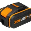 Accu'S & Acculaders|Brico Worx Batterij Powershare Li-Ion 20V 6,0Ah