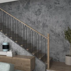 Brico Zelfklevend Behang - Pvc - Betonlook - Cemento Grigio Scuro - 122Cmx10M- Vinylbehang