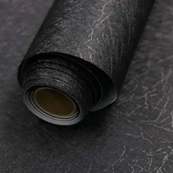 Brico Zelfklevend Behang - Vinyl - Zwart Structuur - Graffiato - 122Cmx10M- Vinylbehang