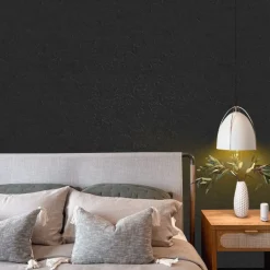 Brico Zelfklevend Behang - Vinyl - Zwart Structuur - Graffiato - 122Cmx10M- Vinylbehang