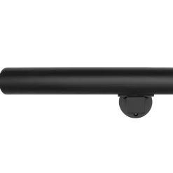 Brico Zwarte Trapleuning 200 Cm + 2 Houders- Trapleuningen