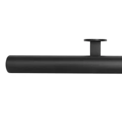 Brico Zwarte Trapleuning 200 Cm + 2 Houders- Trapleuningen