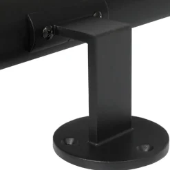 Brico Zwarte Trapleuning 200 Cm + 2 Houders- Trapleuningen